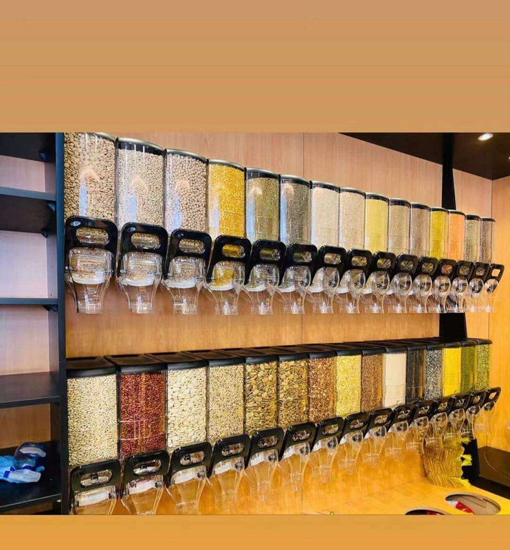 ZT-02 13L Ecobox Best Selling Gravity Bins Bulk Food Dispensers Mini Candy Dispenser Cereal Dispenser Food Grade Storage Container 